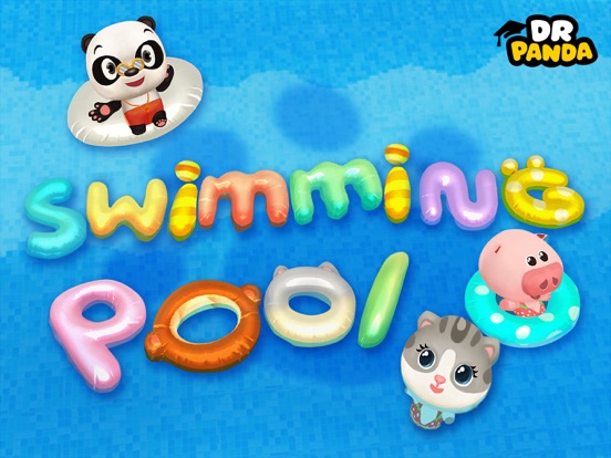 Dr. Panda Swimming Pool iPad screenshot 1 - Education app