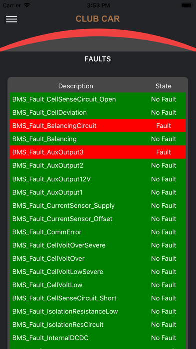 CLUB CAR PACK CHARGING SYSTEM Screenshot