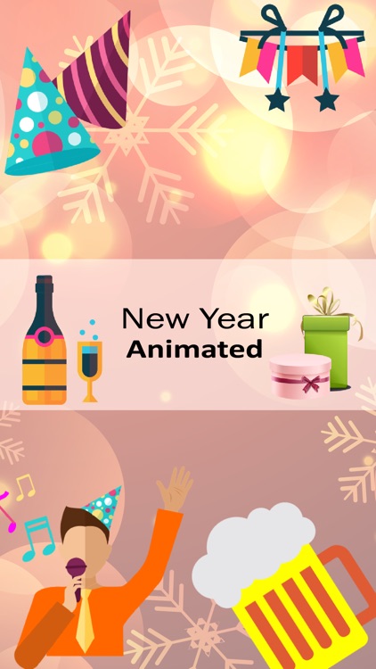 New year Animated Sticker 2020