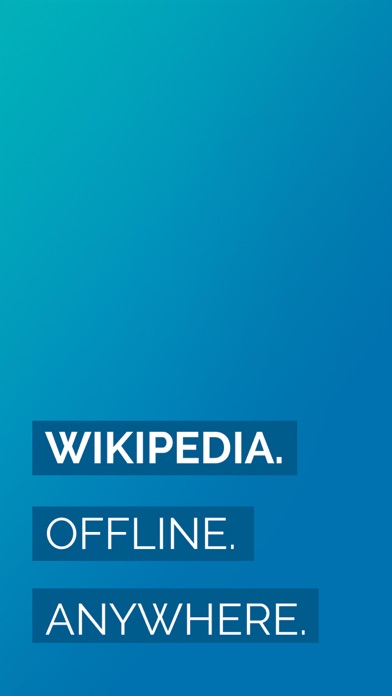 Minipedia - Offline Wikipedia Screenshot