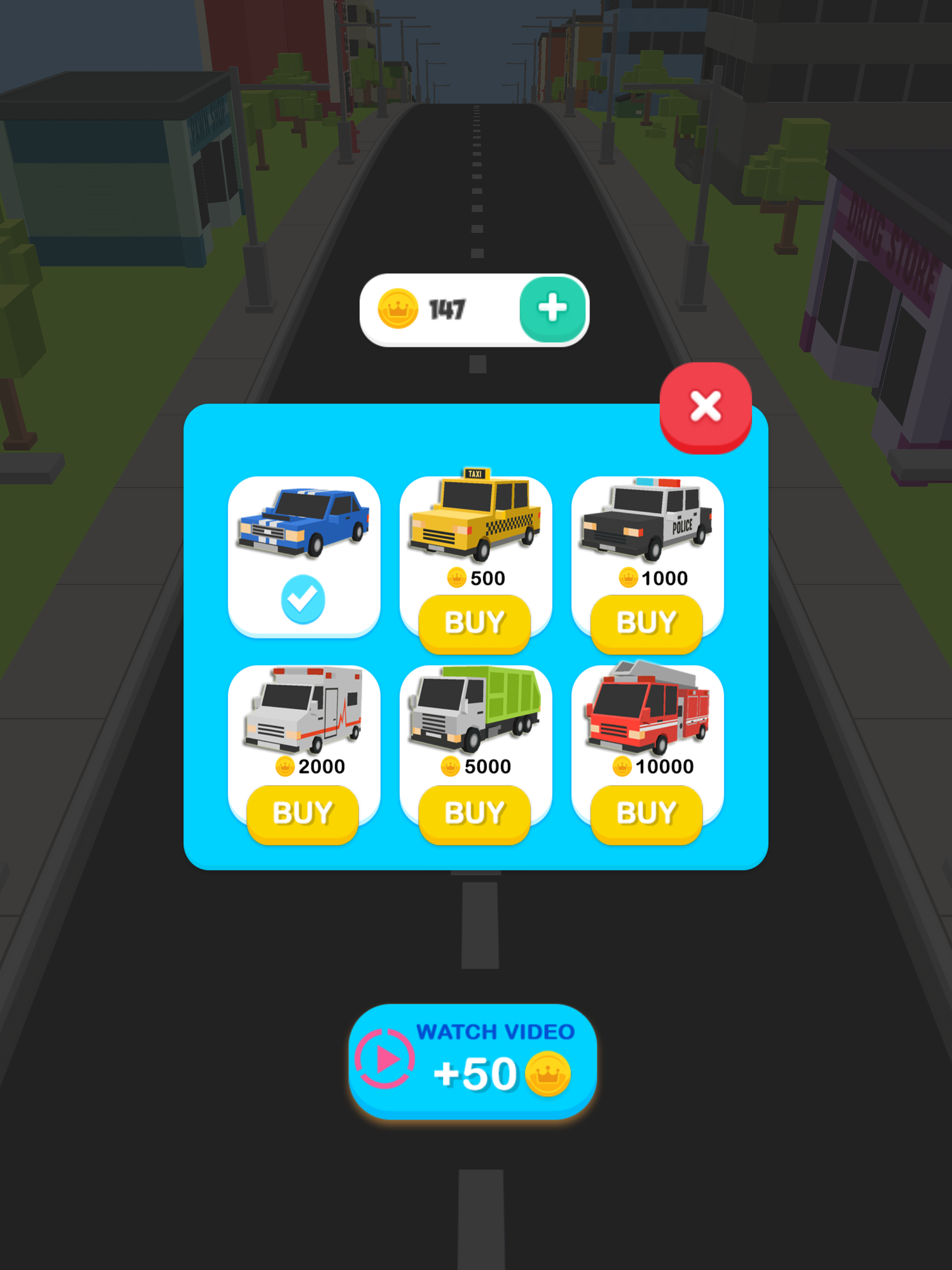 Pixel Racer Cars 3D screenshot 7