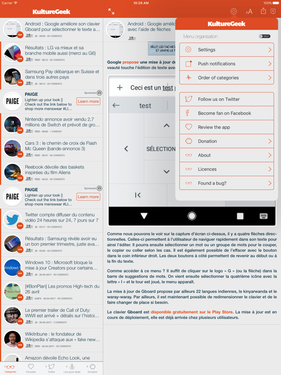 Screenshot #5 pour KultureGeek