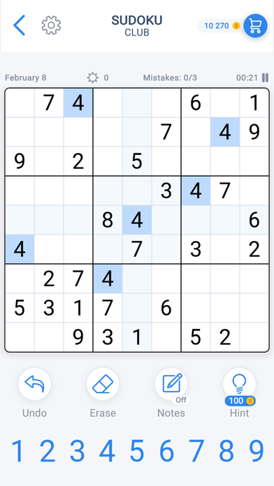 Sudoku - Daily Puzzles Screenshot