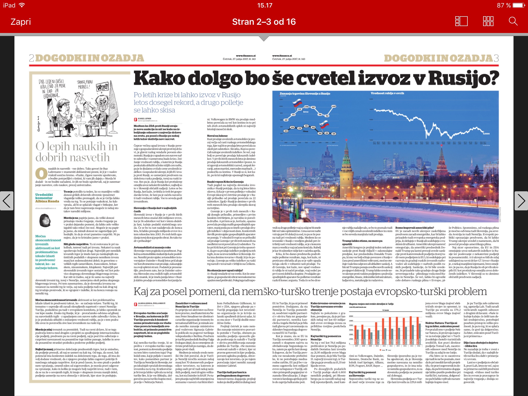 Poslovni dnevnik Finance screenshot 2