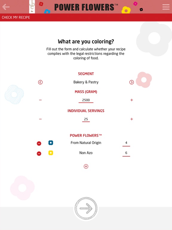 Power Flowers iPad screenshot 2 - Food & Drink app