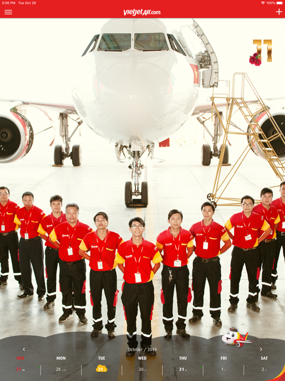 Télécharger Vietjet Calendar pour iPhone / iPad sur l'App Store