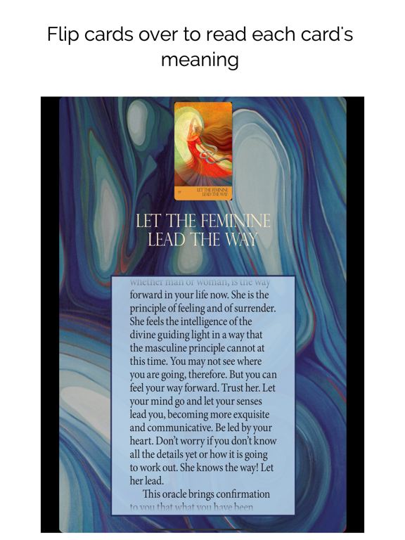 Journey of Love Oracle iPad screenshot 4 - Lifestyle app