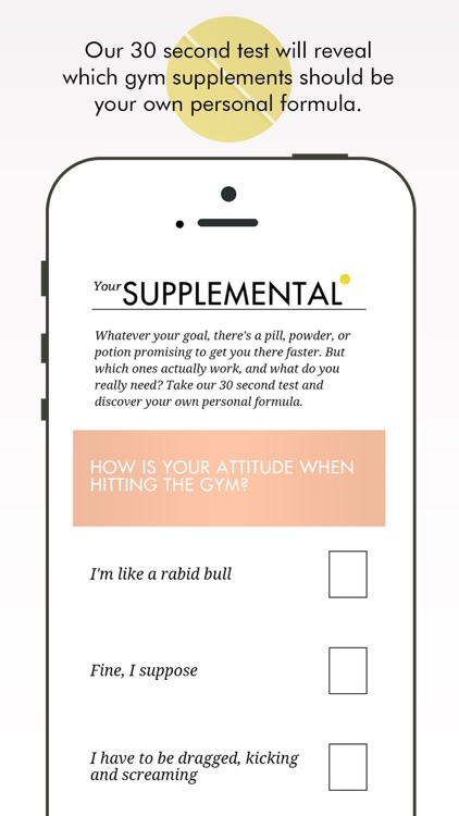 Your Supplemental