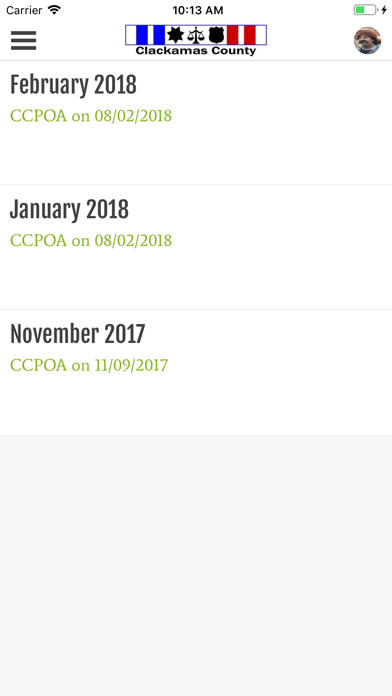 Clackamas County POA Screenshot