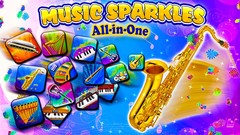 #2. Music Sparkles - Full Version (iOS) 由: Kids Games Club by TabTale