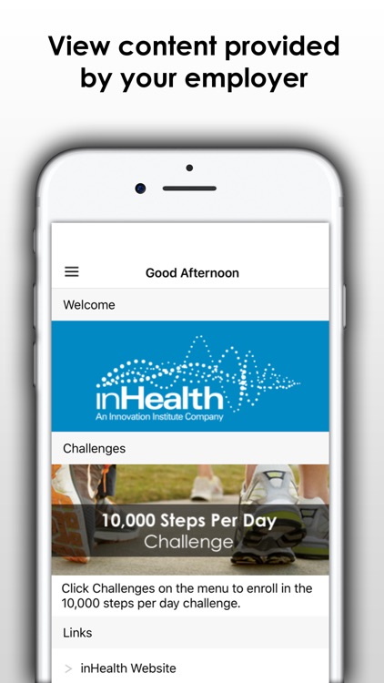 inHealth: Wellbeing