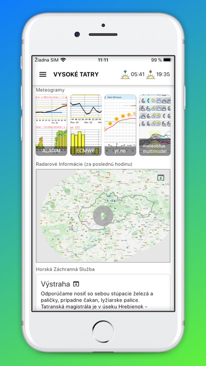 Idem Hore - Počasie na horách