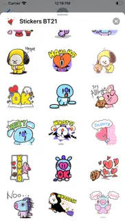 How to cancel & delete stickers bt21 4