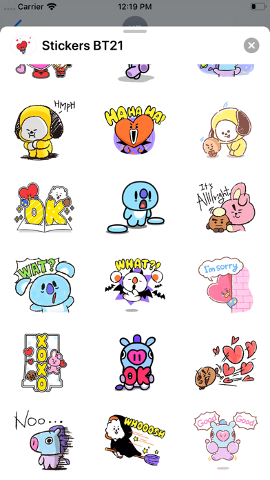 Screenshot #3 pour Stickers BT21