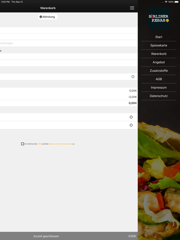 Screenshot #6 pour Berliner Kebab Bielefeld