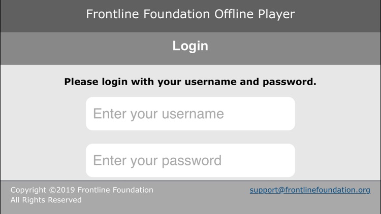 FrontLine Foundation mOLP
