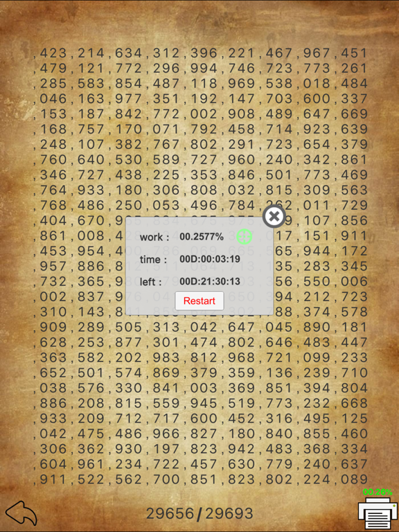Screenshot #6 pour Mersenne Primes