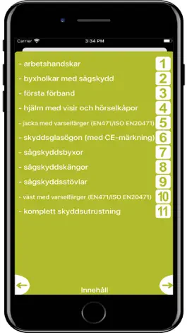 Game screenshot Motorsåg A1 skyddsutrustning apk
