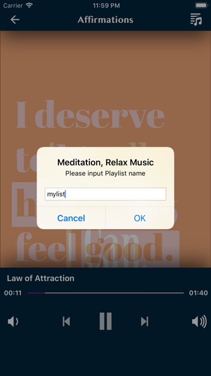 Inspiring affirmation for your