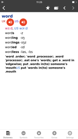 English Pronouncing Dictionary screenshot