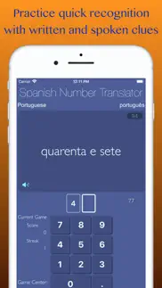 spanish numbers translator iphone screenshot 3