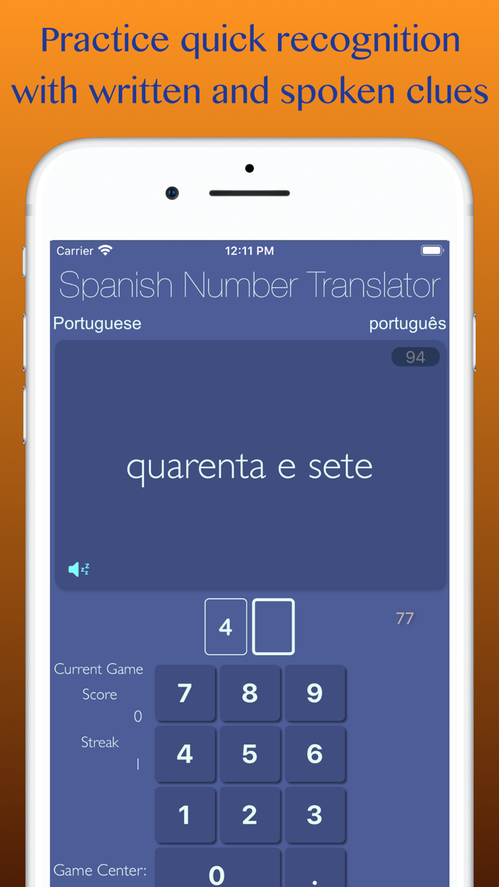 Spanish Numbers Translator