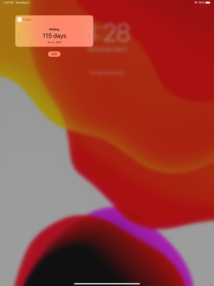 D-day Counter widget