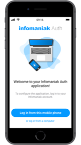Infomaniak kAuth screenshot