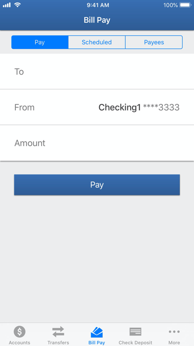 Alliance Credit Union Screenshot