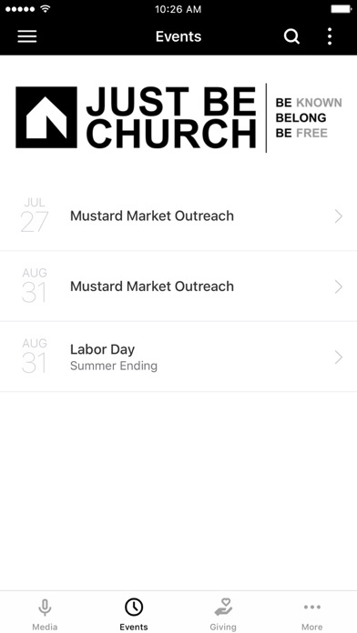 Just Be Church screenshot 2