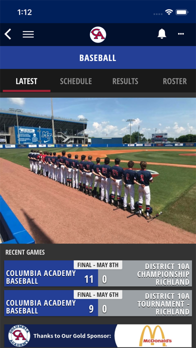 Columbia Academy Sports screenshot 3