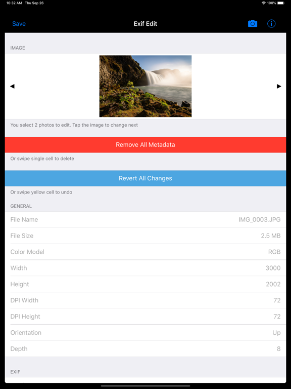 Screenshot #4 pour Exif Edit Lite