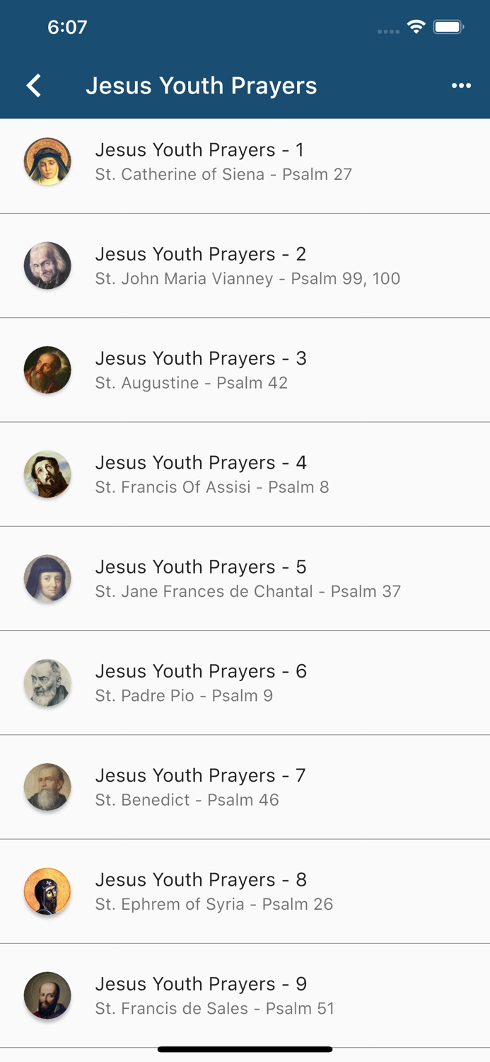 Jesus Youth Prayers