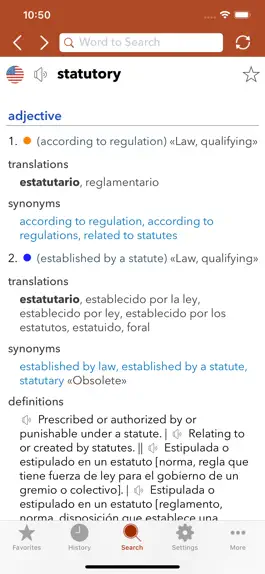 Game screenshot Spanish Legal Dictionary mod apk