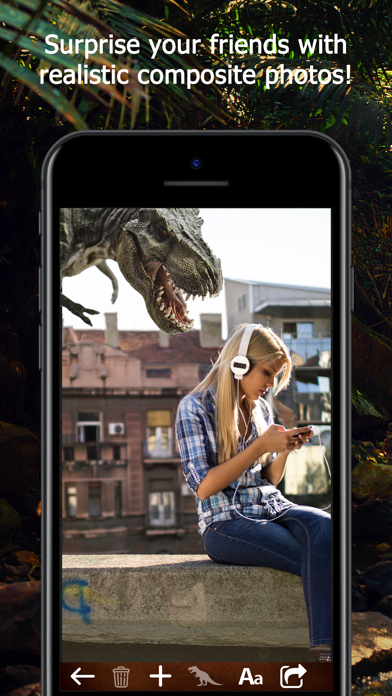 Dino Camera - Virtual Stickers Screenshot