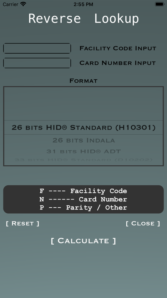#3. Proximity - Access Card Calc (iOS) Podle: Farren Domenici