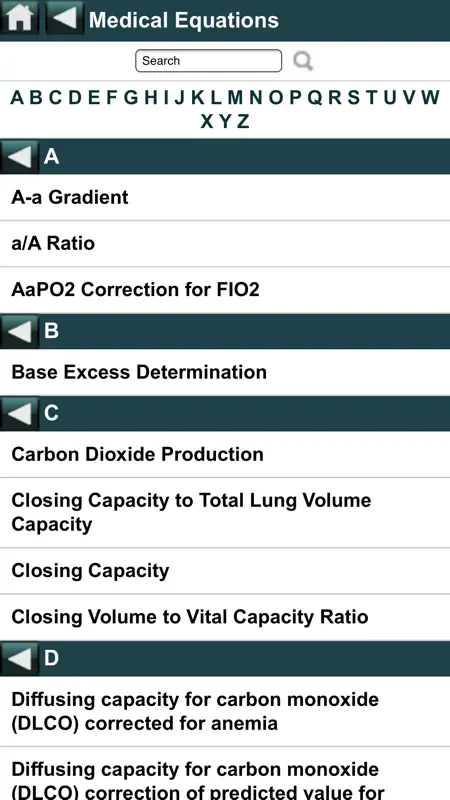 EBMcalc Pulmonary screenshot 2 of 5