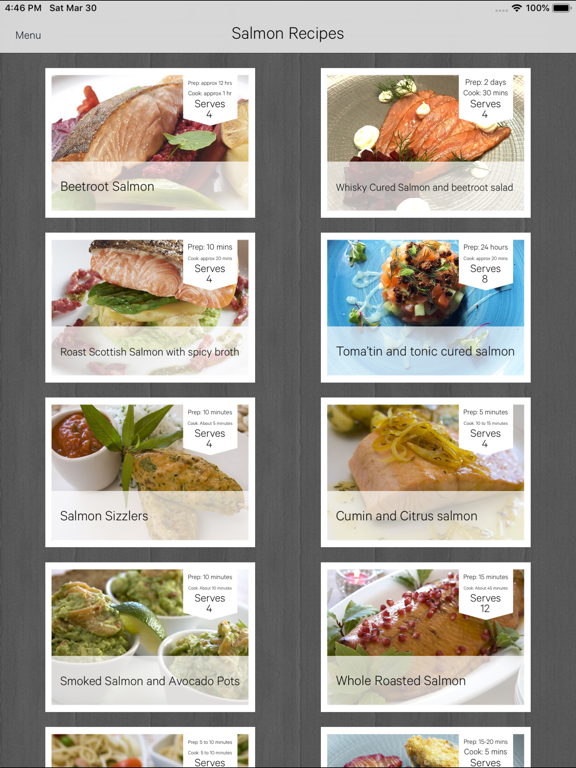 Screenshot #5 pour Mowi Salmon Recipes