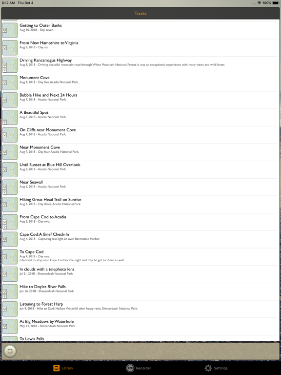 Screenshot #5 pour GeoRecorder
