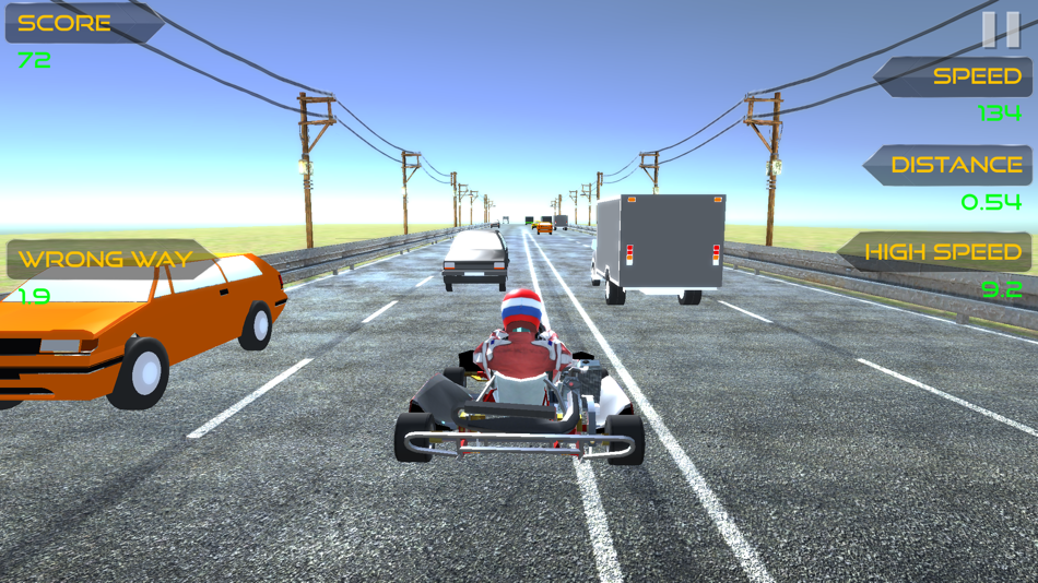 Traffic Go Kart Racer 3D - 2.3 - (iOS)