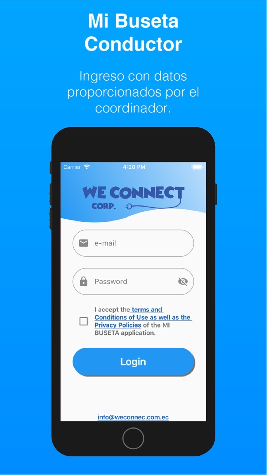 #1. Mi Buseta Conductor (iOS) 由: WECONNECT CORP CIA LTDA