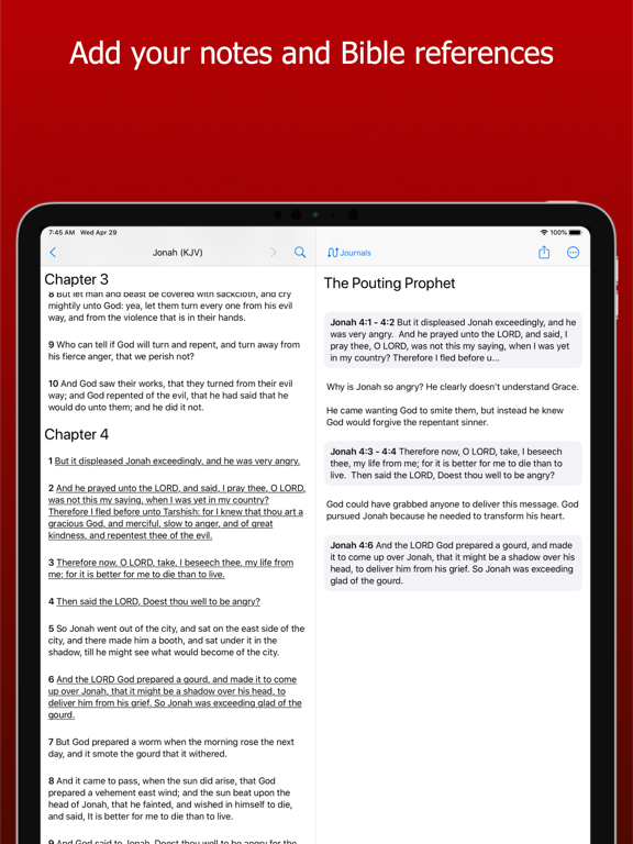 Berean Journal - grow deeper iPad screenshot 2 - Lifestyle app
