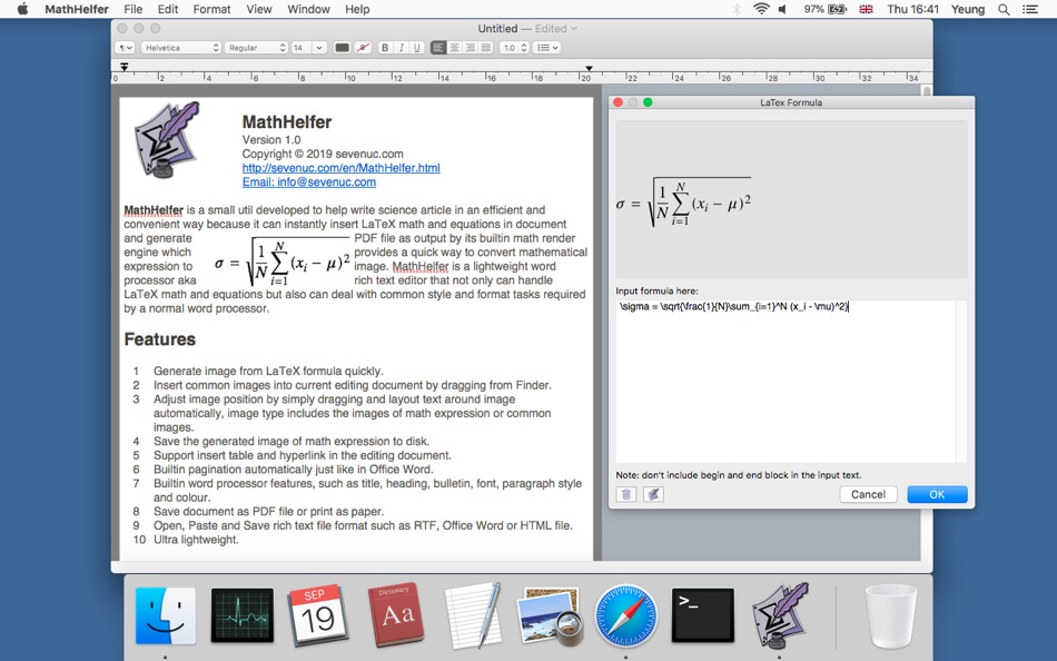 MathHelfer - 1.2 - (macOS)