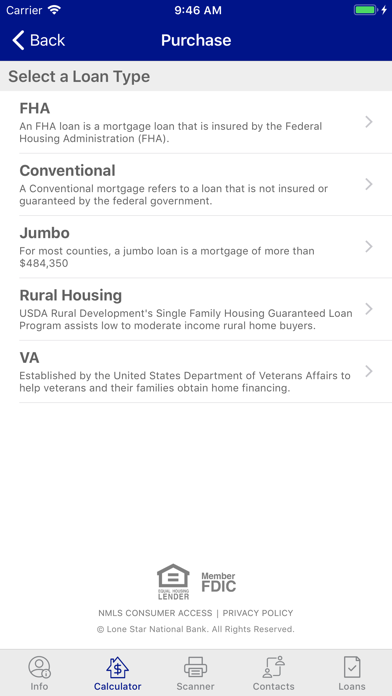 MortgageNow By LSNB Screenshot