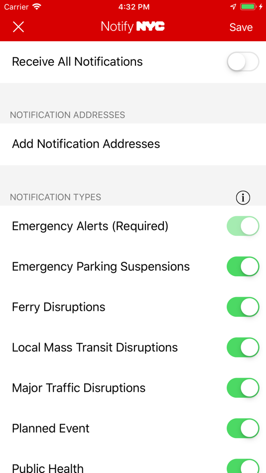 #4. Notify NYC (iOS) Podle: Department of Information Technology And Telecomm