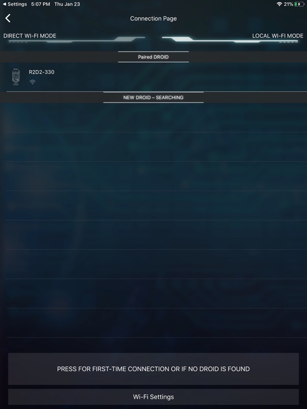 R2-D2 droid control screenshot 5