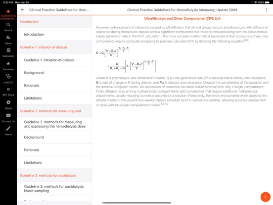 NKF KDOQI iPad screenshot 5 - Medical app
