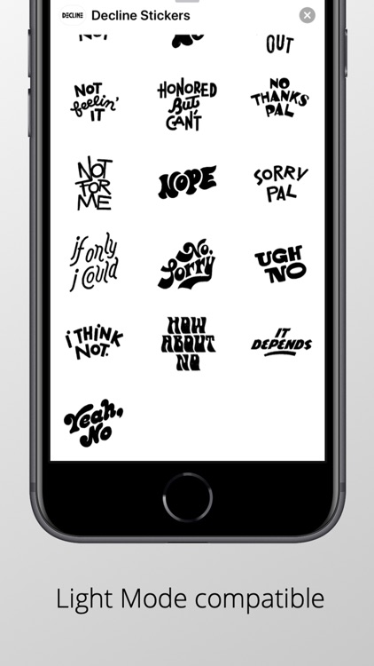 Decline Stickers screenshot-3