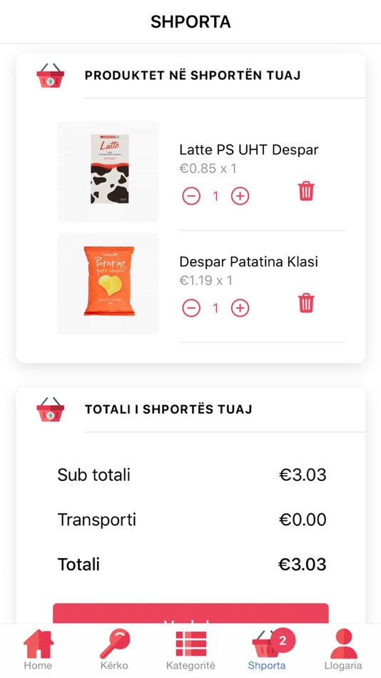 #4. SPAR Kosova E-Commerce (iOS) By: SPAR KOSOVA J.S.C. SH.A.