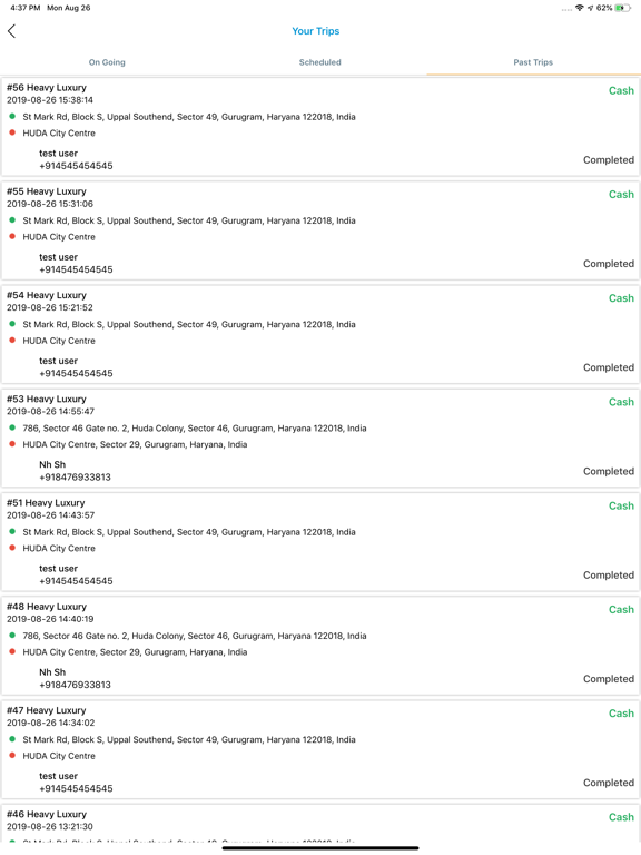 Screenshot #5 pour Apporio Delivery Driver